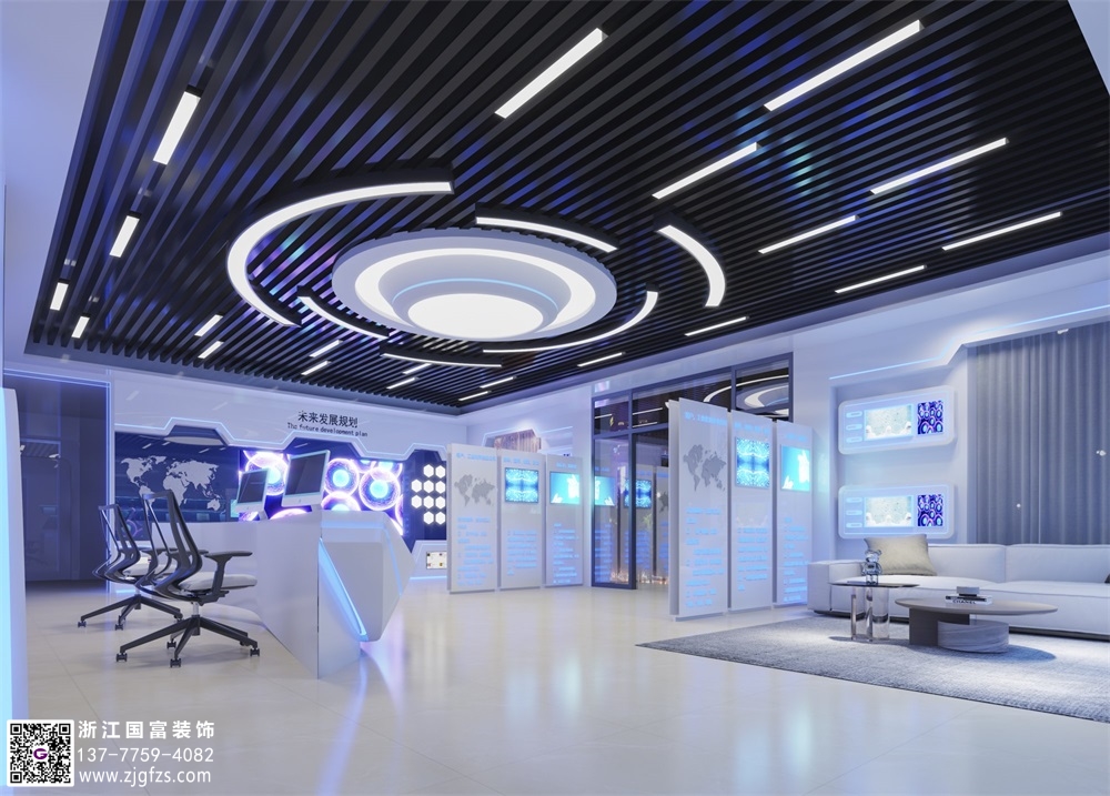 寧波辦公室裝修設(shè)計效果圖，舒適、高效的辦公環(huán)境
